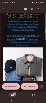 Xmas15 coupon verification screenshot