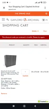 cleanup26 coupon verification screenshot