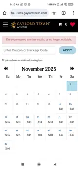 POW coupon verification screenshot