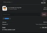 GOSIA10 coupon verification screenshot