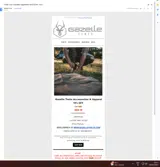 Gazelle Tents coupon verification screenshot