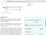 GE Appliance Parts coupon verification screenshot