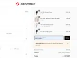WELCOME10 coupon verification screenshot