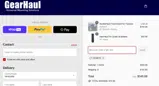 GEAR10 coupon verification screenshot
