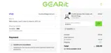 GEARIT15 coupon verification screenshot