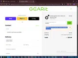 GEAR50 coupon verification screenshot