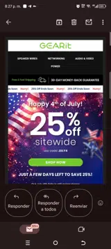 July4 coupon verification screenshot