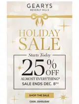 25HOLIDAY coupon verification screenshot