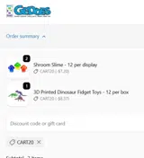 GEDDES School Supplies coupon verification screenshot