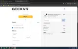 GEEKVR10 coupon verification screenshot