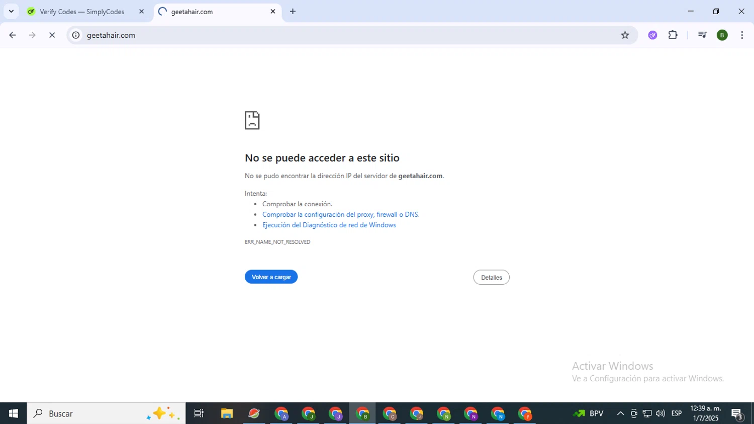 Geeta Hair discount code screenshot showing code BR100 applied at Geeta Hair checkout page. Uploaded by SimplyCodes community member SaleVirtuoso5993 on Jul 1, 2025
