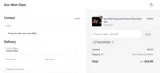 Gee West Glass coupon verification screenshot