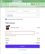 SAVE15 coupon verification screenshot