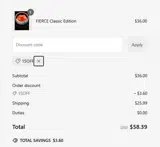 15OFF coupon verification screenshot