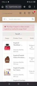 BEST1 coupon verification screenshot