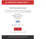CHR25 coupon verification screenshot