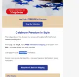 FREEDOM coupon verification screenshot