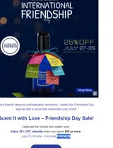 FRIEND25 coupon verification screenshot