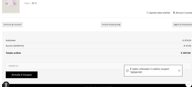 Genny checkout page showing Genny promo code box | Screenshot taken by SimplyCodes community member on Apr 19, 2025