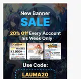 LAUMA20 coupon verification screenshot