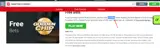GoldBets coupon verification screenshot