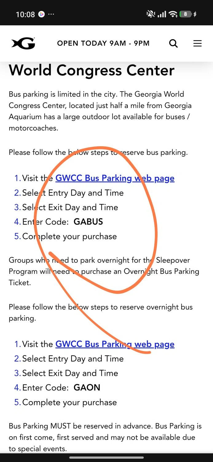 Georgia Aquarium promo code screenshot showing code GABUS applied at Georgia Aquarium checkout page. Uploaded by SimplyCodes community member Dejadepicharme on Jun 11, 2026