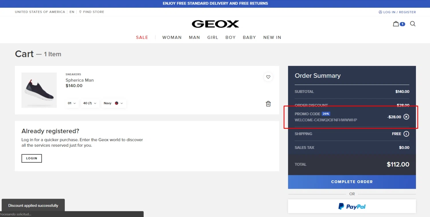 Geox Promo Codes 10 Off July 2024