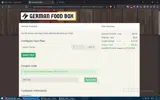 German Food Box coupon verification screenshot
