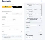 Gesswein coupon verification screenshot
