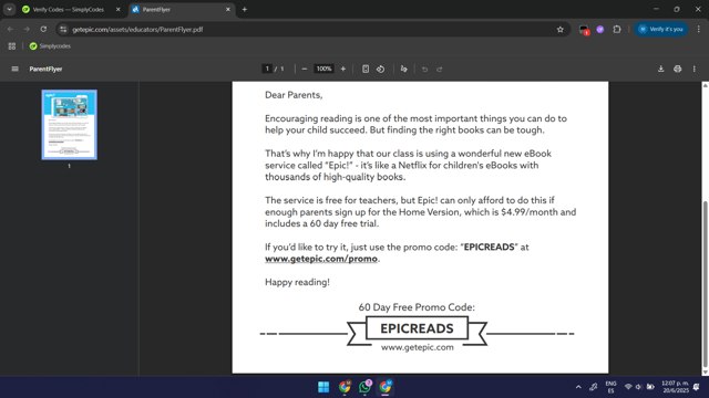 Get Epic checkout page showing Get Epic promo code box | Screenshot taken by SimplyCodes community member on Jun 20, 2025