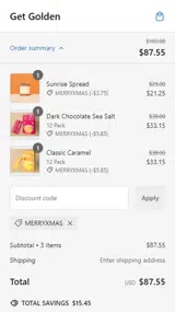 MERRYXMAS coupon verification screenshot