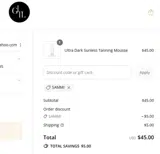 SAMMI coupon verification screenshot