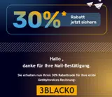 3BLACK0 coupon verification screenshot
