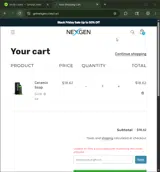 MOBILE10 coupon verification screenshot