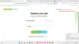 Valentine coupon verification screenshot