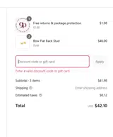 Get Pierced Co coupon verification screenshot