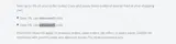 welcome5 coupon verification screenshot