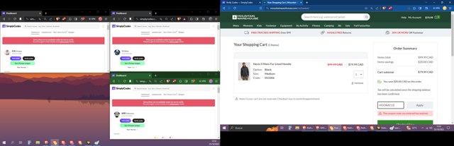 GetSmarter checkout page showing GetSmarter promo code box | Screenshot taken by SimplyCodes community member on Oct 25, 2023