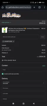 USAGIFTCODE coupon verification screenshot