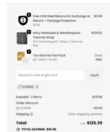 EXTRA5 coupon verification screenshot