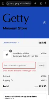 WELCOMEBACK10 coupon verification screenshot