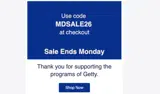 MDSALE26 coupon verification screenshot