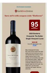 Butler20 coupon verification screenshot