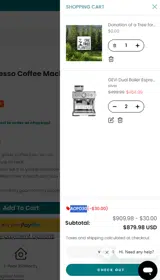 AOPD30 coupon verification screenshot