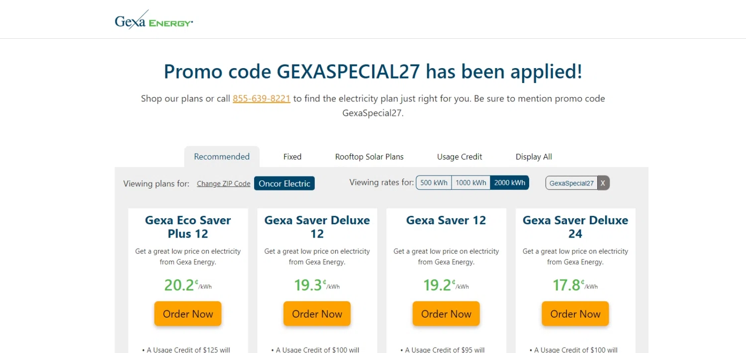 Gexa Energy Promo Codes 28 Off April 2024