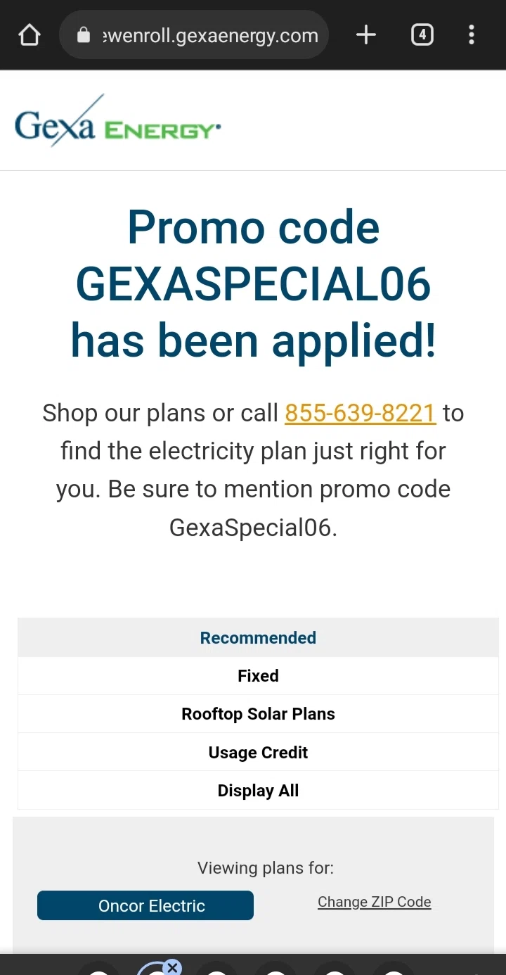 Gexa Energy Promo Codes 45 Off October 2024