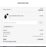 BIRTHDAY10 coupon verification screenshot