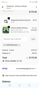 Christmas2025 coupon verification screenshot