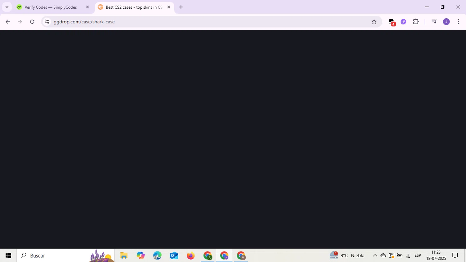 GGDROP promo code screenshot showing code 8ZUKE3 applied at GGDROP checkout page. Uploaded by SimplyCodes community member AnferRodriiguez on Jul 18, 2025