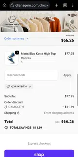 QXMKXBTH coupon verification screenshot